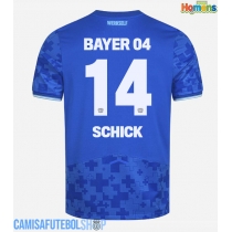 Camisa de time de futebol Bayer Leverkusen Patrik Schick #14 Replicas 3º Equipamento 2025-26 Manga Curta